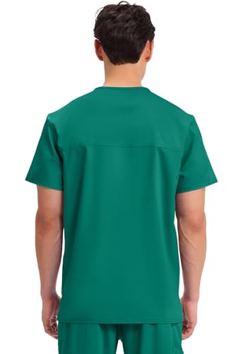 Image of Cherokee WW Revolution V-Neck Scrub Top for Men with 3 Pockets