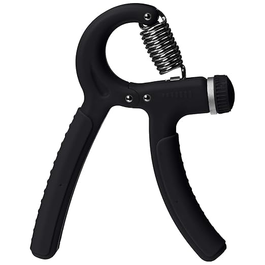 Image of inchServeuttam Hand Grip Strengthener, Strength Trainer with Finger Exerciser, Forearm Workout, Finger Stretcher, Stress Relief Ball, Grip Ring, Wrist Strengthener for Men and Women (Hand Gripper) inch