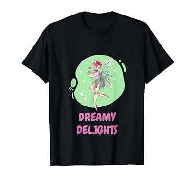Dreamy Delights - Bonito diseño retro de hada de elfo Camiseta | Ya disponible en tu tienda friki favorita! En mundofriki.es! Dreamy Delights - Bonito diseño retro de hada de elfo Camiseta | Ya disponible en tu tienda friki favorita! En mundofriki.es!