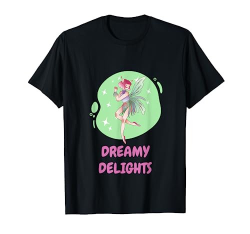 Dreamy Delights - Bonito diseño retro de hada de elfo Camiseta