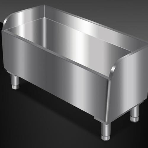 Stainless Steel Commercial Floor Mop Sink - Heavy-Duty Laundry Tub with Cold Faucet & Drainer for Washing Room & Bathroom, Deep Basin for Efficient Cleaning