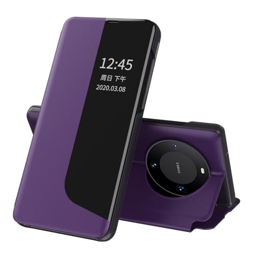 Coque Huawei Mate 60 Pro étui cuir premium finition luxe avec rabat rigide