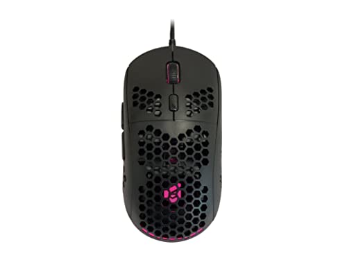 Conceptronic DJEBBEL04B 6D Souris de Gaming USB 6400 DPI Capteur IC Boîtier en nid d'abeille Noir