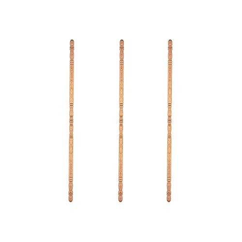Renovators Supply Manufacturing Corner Protectors 39 1/4 in. Beechwood Edge Protector, Sanded Corner Guard Pack of 3