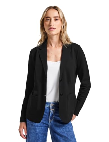 Street One Damen 2116815 Basic Blazer, Black, 46