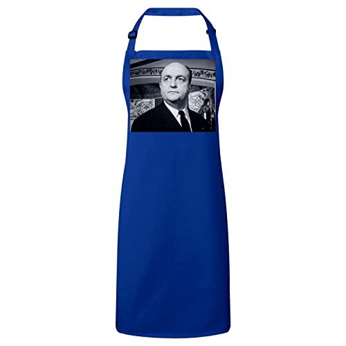 Tablier cuisine Bernard Blier vintage en coton imprimé pour passionnés de cinéma