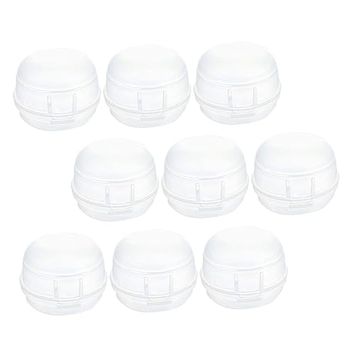 BESTonZON 9pcs Stove Knob Cover Child Safety Guard for Oven Stove Switches White Baby Proofing Protection Lock