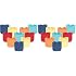 Hudson Baby Unisex Baby Rayon from Bamboo Terry Bibs, Basic Bright, One Size Pack of 2