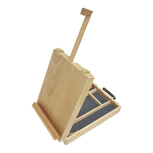 ARTIX PAINTS Caballete Maletín de Pintura Caja de Caballete de Pintura Adecuado para Adultos Estudiantes Principiantes Artistas