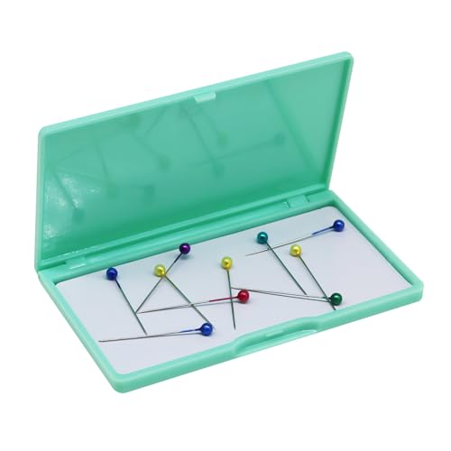 Image of Magnetic Needle Storage Case, Portable Knitting Pin Holder, Magnetic Manual DIY Sewing Stitching Pin Organizer Box (Light Green)