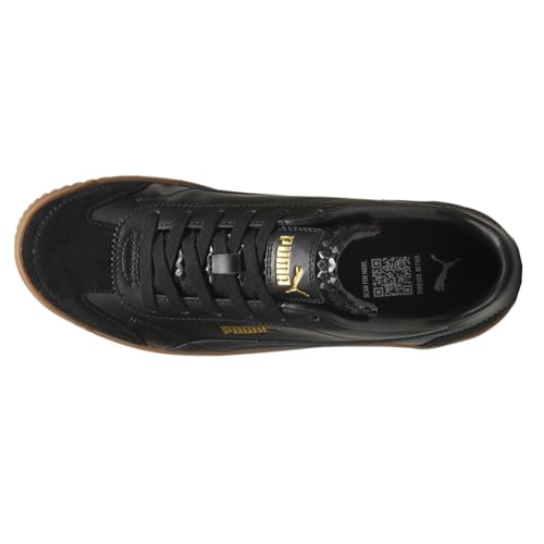 PUMA Mens Club 5V5 Lux Lace Up Sneakers Shoes Casual - Black - Size 10 M4