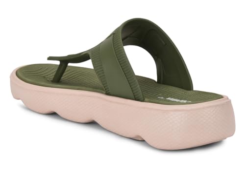 Image of ACTION Women's Thong Flip-Flops | Comfortable, Stylish Footwear for Everyday Use | Lightweight, Cushioned Footbed, Non-Slip Sole | Perfect for Summer, Beach, and Casual Wear