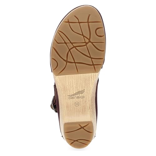 Image of Dansko Lucia Closed-Toe Sandals for Women - Linings from Recycled Materials and Leather for Breathability- Lightweight Rubber Outsole for Long-Lasting Wear