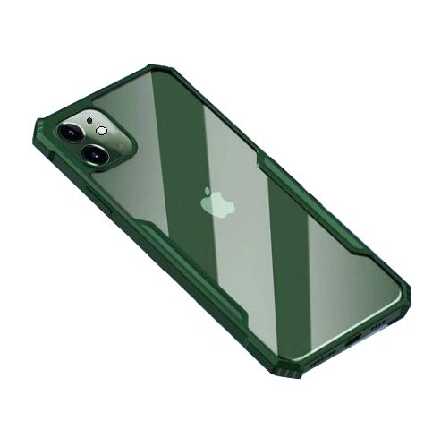 MOBITUSSION Shockproof 360 Degree Protection Clear Shell Back Cover for iPhone 11 (Green) (B08KY8GJRL) Amazon Price History, Amazon Price Tracker