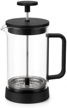Cafeteira Prensa Francesa 350ml em Vidro – Filtro Inox – Para Caf...