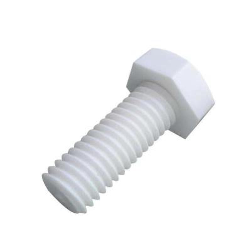 M12 External Hex Screw Polypropylene Insulation Screws Plastic Bolts 25-150mm Length - (Size: M12 x140mm(2pcs))