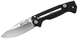 Cold Steel AD-10 and AD-15 Tactical Folding Knife with Lock and Pocket Clip - Premium S35VN Steel Blade, AD-15 Black, 3 1/2'