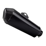Échappement Silencieux d'échappement universel Brock CT 60mm pour GSX8S MT10 Z650 F900XR CBR500R RSV4 S1000R pour NINJA 1000 765R(B)