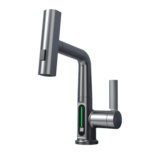Robinet de cascade rotatif distributeur eau chaude froide pour évier LWX - 2
