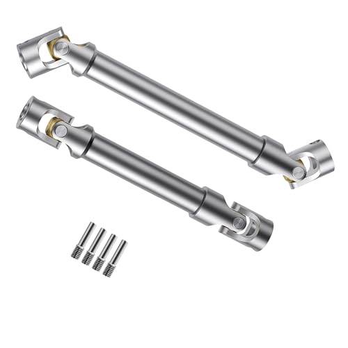 Generic Metal Alloy Universal 1/10 RC Drive Shaft 2PCS Upgrades Accessories for 1/10 RC Crawler Car...