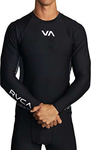 RVCA Sport Compression Long Sleeve Top Black Medium