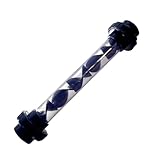 2 inch Static Mixer for ozonated Water Mixing, PVC Static Mixer, Water Fertilizer Acid and Alkali Mixing and Blending Equipment (Transparent, 2inch)，1PCS Set