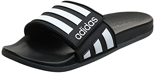 Preisvergleich Produktbild adidas Adilette Comfort ADJ Fußballschuh, Cblack Ftwwht Gresix, 32 EU