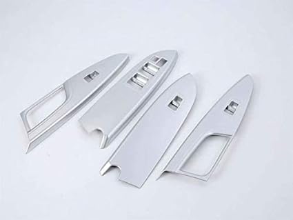 WorldCare Car Window Switch Adjust Elevator Car Chassis Panel Cover Trim Garnish Car Styling For Mitsubishi Eclipse Cross Color Name ABS Chrome288552 | Pack of 1
