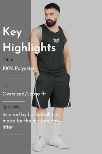Image of FUAARK Mens Drip Oversized /Loose Fit Casual & Sports Shorts
