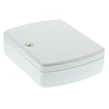 Burg-Wächter Schlüsselbox, 24 Haken, Stahlblech, Höhe: 255 mm, KB 24 W, Weiß