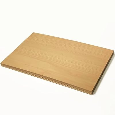 Beech 6 Sheets | 6mm 1/4th inch, 12”x19” Premium Two Sided with MDF Core, Glowforge Ready, Unfinished