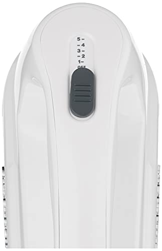 Image of Cuisinart CPT-142P1 4-Slice Compact Plastic Toaster, White & HM-50 Power Advantage 5-Speed Hand Mixer, White