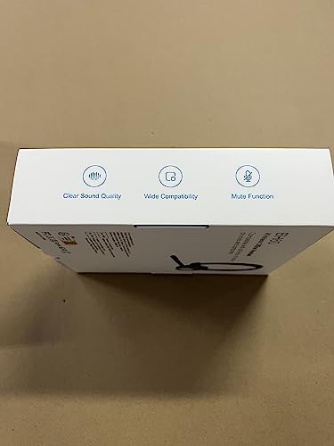 Link Dream Wireless Headset with Microphone & USB Dongle Noise Cancelling Bluetooth Headset with 20H Talking Time Mic Mute for Call Center, Office, Zoom, Microsoft Team, Skype