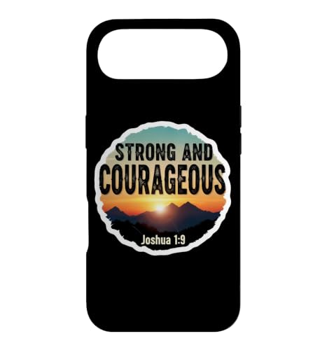 Strong And Courageous �����̌��t �N���X�`���� ���V���A 1:9 �X�}�z�P�[�X iPhone Air �p