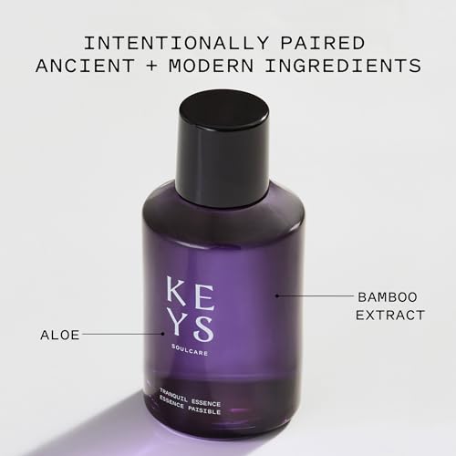 Keys Soulcare Tranquil Essence, Gentle Facial Toner Hydrates, Softens & Soothes Skin with Aloe for Healthy Complexion, Vegan, Cruelty-Free, 3.72 Fl Oz