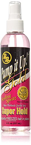 Bronner Brothers Pump It Up Spritz Gold Super Hold 8 oz 9 unidades miniatura 1