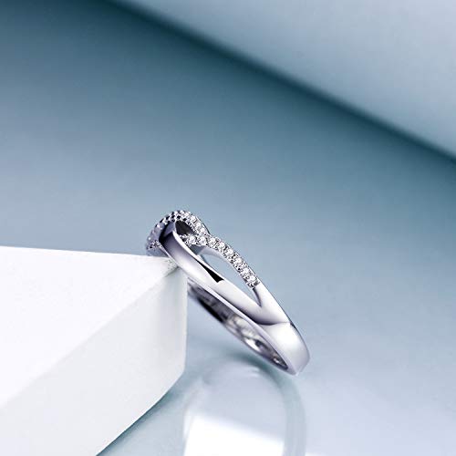 Ucadrit Personalized Engraved Names Rings Promise 925 Sterling Silver Spiral Twist Name Rings For Couple Women Girlfriend Custom Twist Graduation Rings Jewelry (Name Ring-01) #TOP4