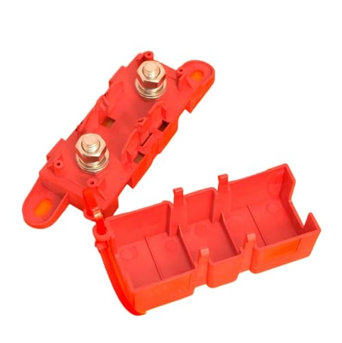 Porte-fusible géant 12V 24V rouge robuste pour fusible de 60A à 500A