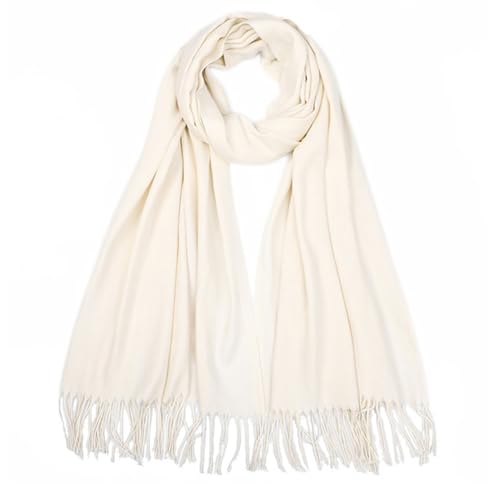 PFLife Cashmere Scarf for Women Wool Scarf Christmas Gift Box Double-sided Style Tassels Winter Thick Oversized Scarves Wraps
