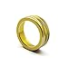 Produktbild SHIDIFE Auto Center Console Control Knob Ring Abdeckung Aufkleber Auto Innen Zubehör for XC90 V90 XC40 S90 V60 XC60 S60 2015-2022 (Color : Gold Ring)