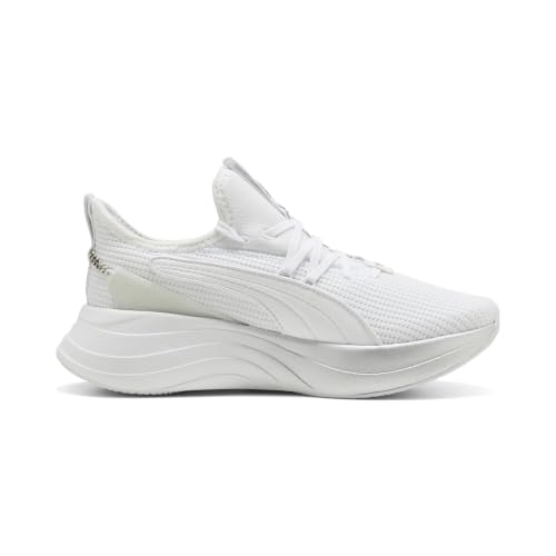 PUMA Sneakers chromées SOFTRIDE Sabrina Femme 37.5, White Silver Mist Gray Metallic