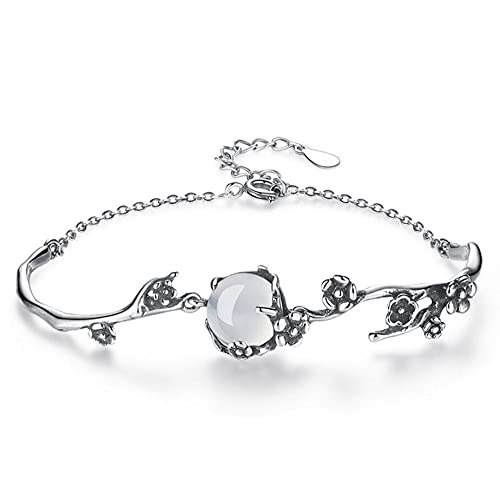 Bracelet Feng Shui Pierre de Lune Blanche Cadeau Spirituel Idéal