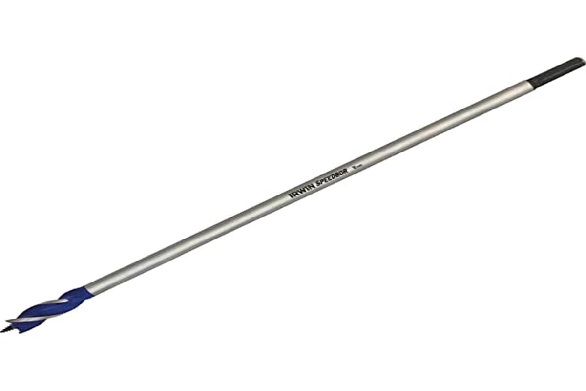 Irwin Blue 6X Groove Extra Long Wood Drill Bit