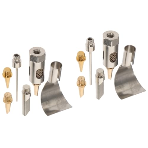 Mikikit 2 Sets Gas Soldering Kit Welding Accessories Drill Attachments Soldering Accessories Soldering Tool Welding Equipment Accessories Ar Attachments Welding Tool Metal Silver