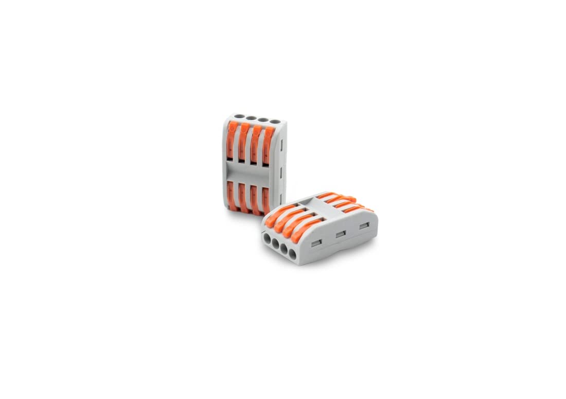 GLOBOMOTIVE Wire Connector, Universal Compact Wiring Conductor - 4 Circuit Inline Splices Electric Connectors, Quick Splice, 10 Pieces (B09QMHSTM7) Amazon Price History, Amazon Price Tracker