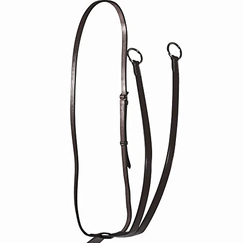 Pinnacle Running Martingale | Size Cob | Color Havana | Enhances Horse Riding Control | Durable for Stable Use | Adjustable Fittings