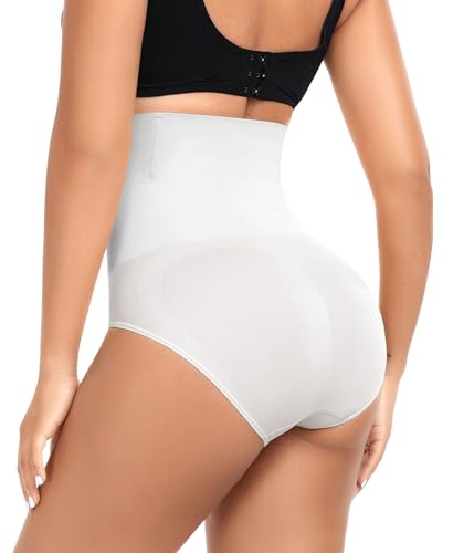 Image of Werena Tummy Control Shapewear Underwear for Women High Waisted Body Shaper Panties Shaping Briefs