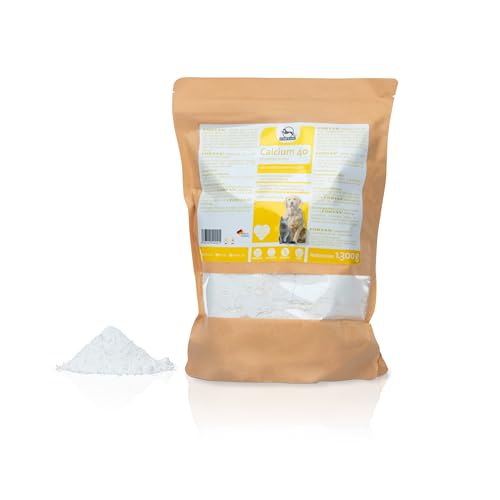 FORTAN Calcium 40 für Hunde und Katzen – Ergänzungsfuttermittel zur Calciumversorgung bei Rohfütterung