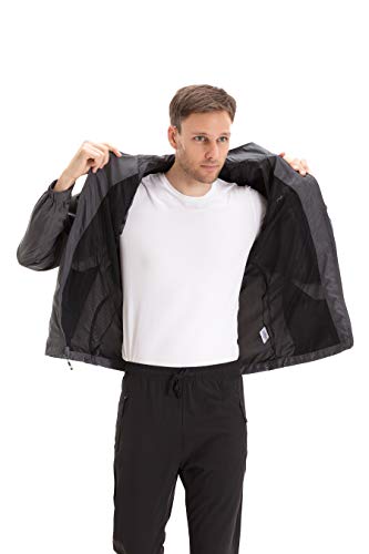 Image of Mens Windbreaker Jackets Lightweight Packable Jacket,Windproof and Dustproof