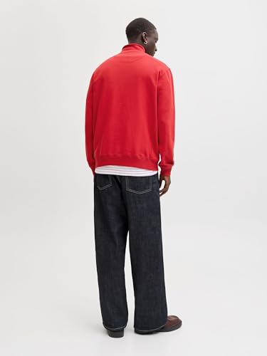 JACK & JONES Male Sweatshirt mit halbem Reißverschluss Sweatshirt mit halbem Reißverschluss – Ansicht 3